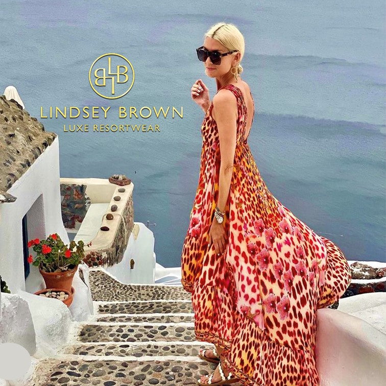 Silk resort wear dresses by Lindsey Brown resort wear