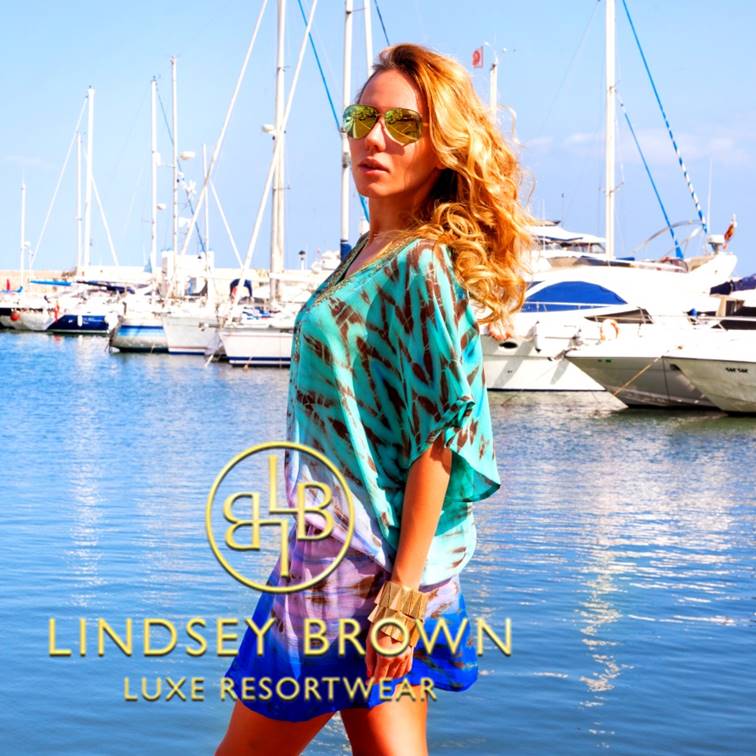 Designer silk kaftans for the Maldives by Lindsey Brown resort wear