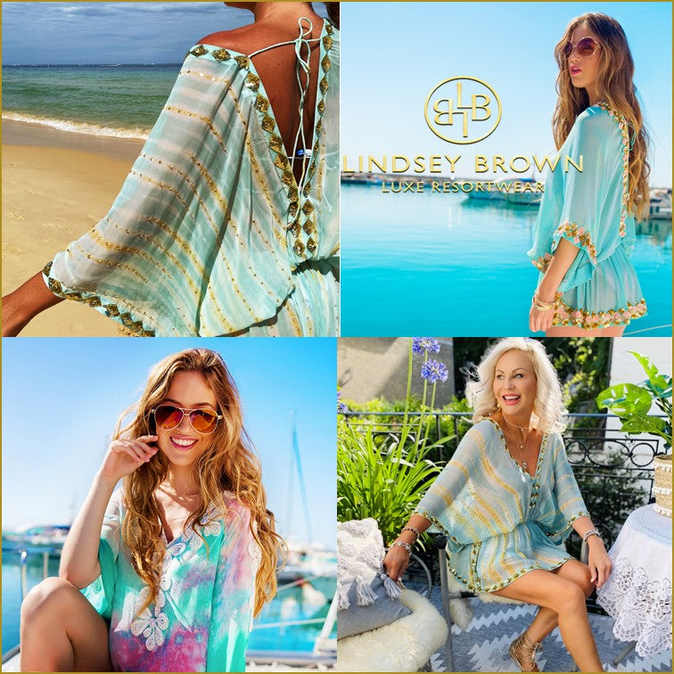 Designer Silk Kaftans by Lindsey Brown