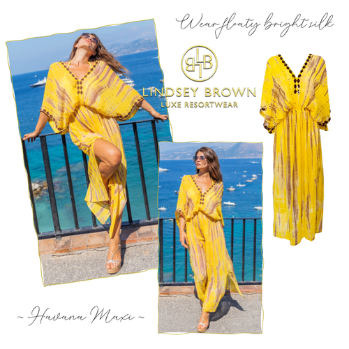 silk luxury resort wear for a pool party in thailand