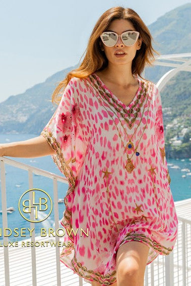 designer beach cover-ups to wear over swimwear by Lindsey Brown resort wear