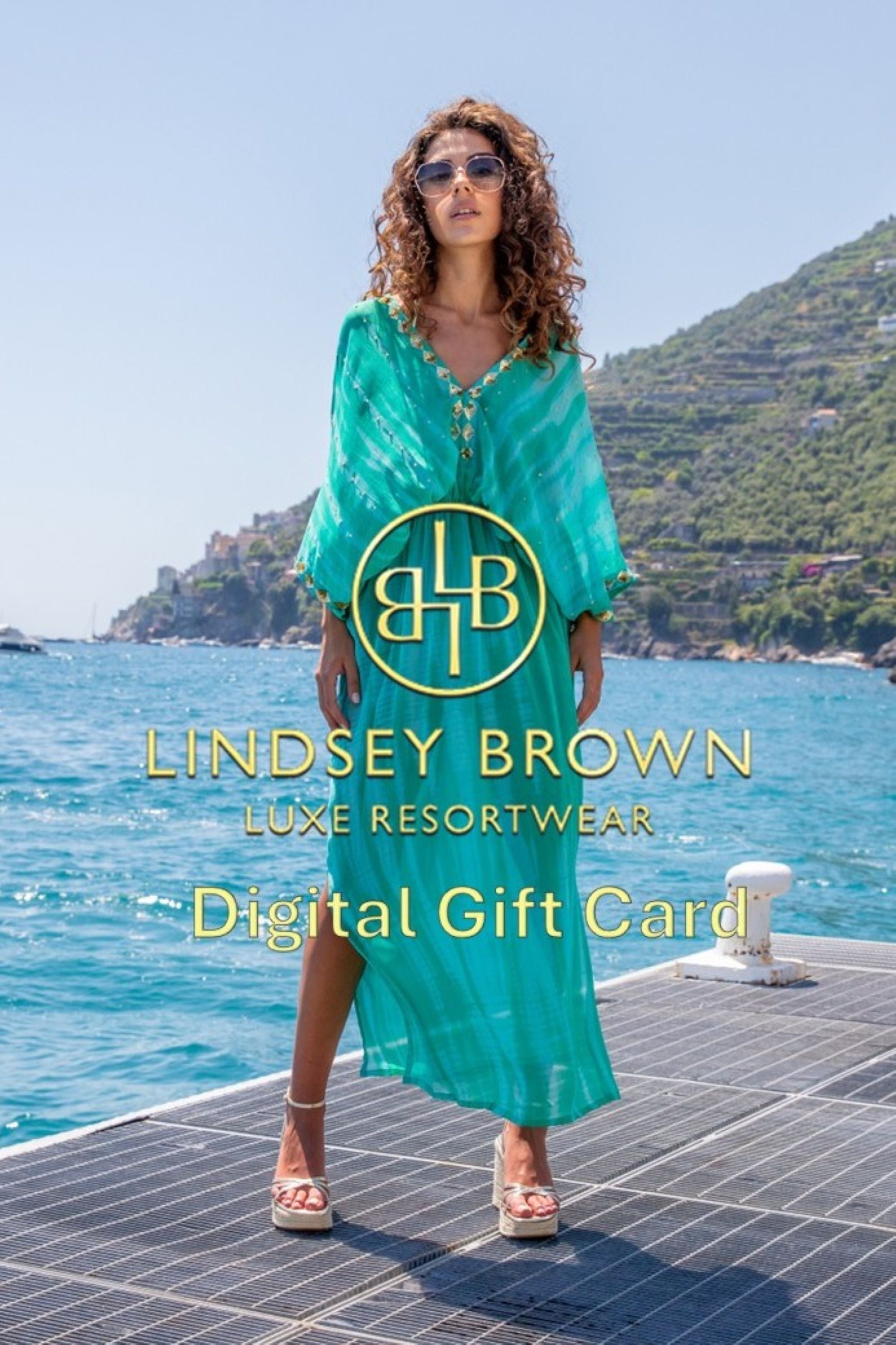 Digital Gift Card for Lindsey Brown luxury resort wear