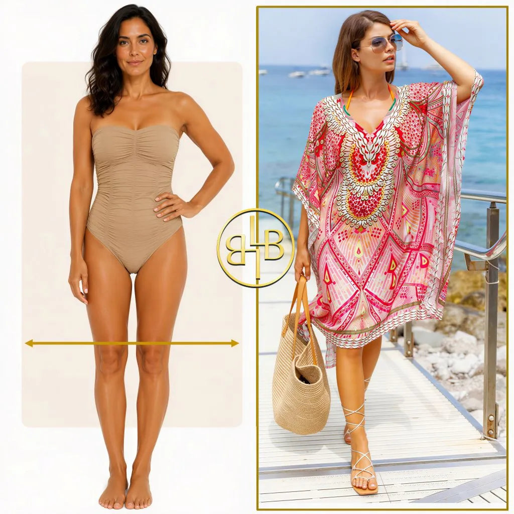 above the knee silk floaty kaftan lengths by lindsey brown luxury resort wear