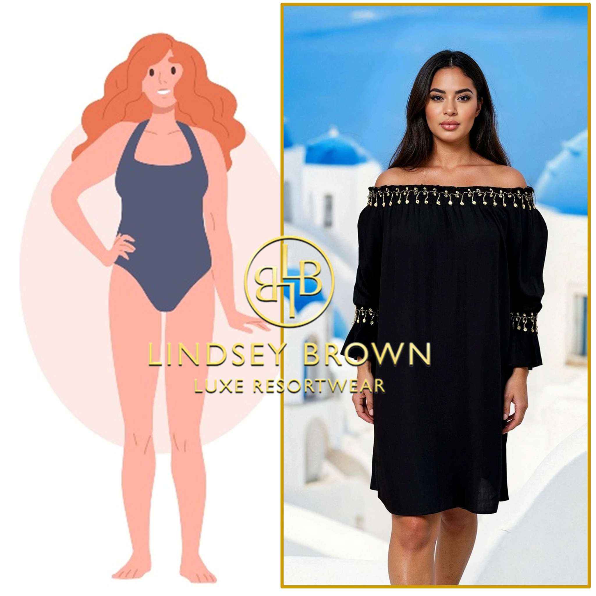 bardot off the shoulder beach dresses that suit an apple body shape