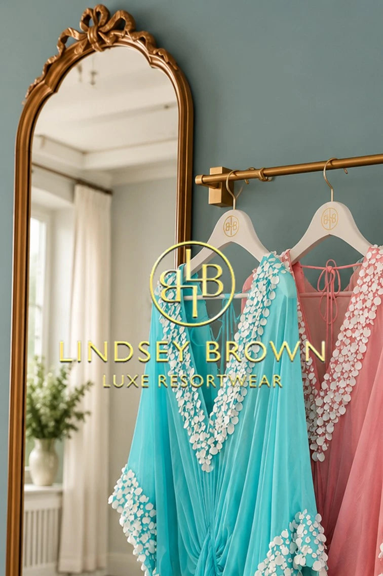 Lindsey Brown luxury resort wear label offer a personal shopping experience with the designer herself