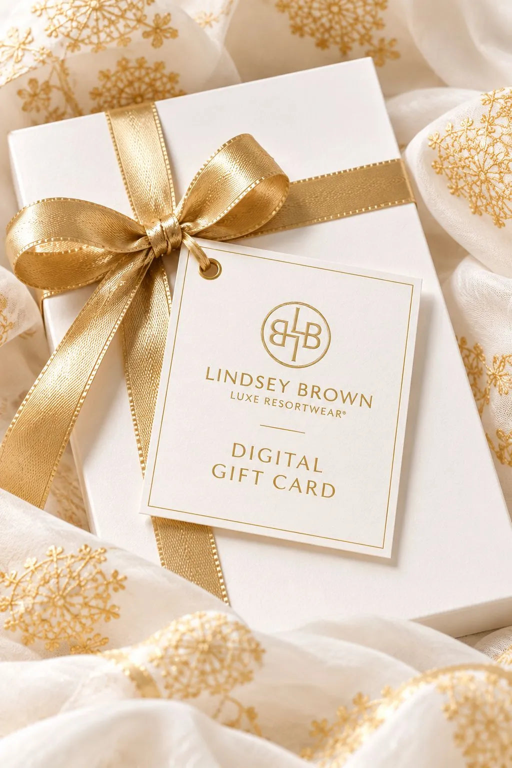 Lindsey Brown luxury resort wear digital gift card to spend online
