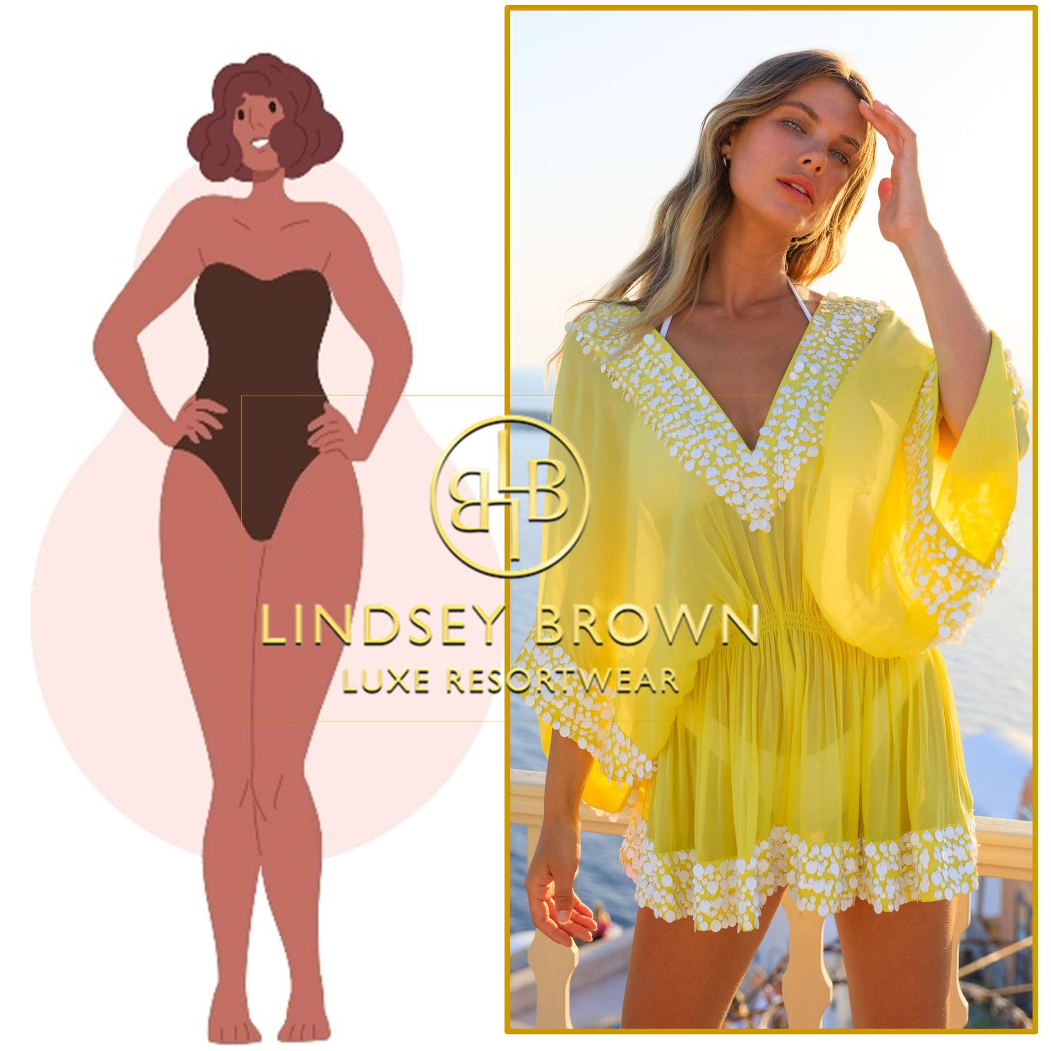 peplum shape silk kaftans for pear shaped body shapes by lindsey brown resort wear