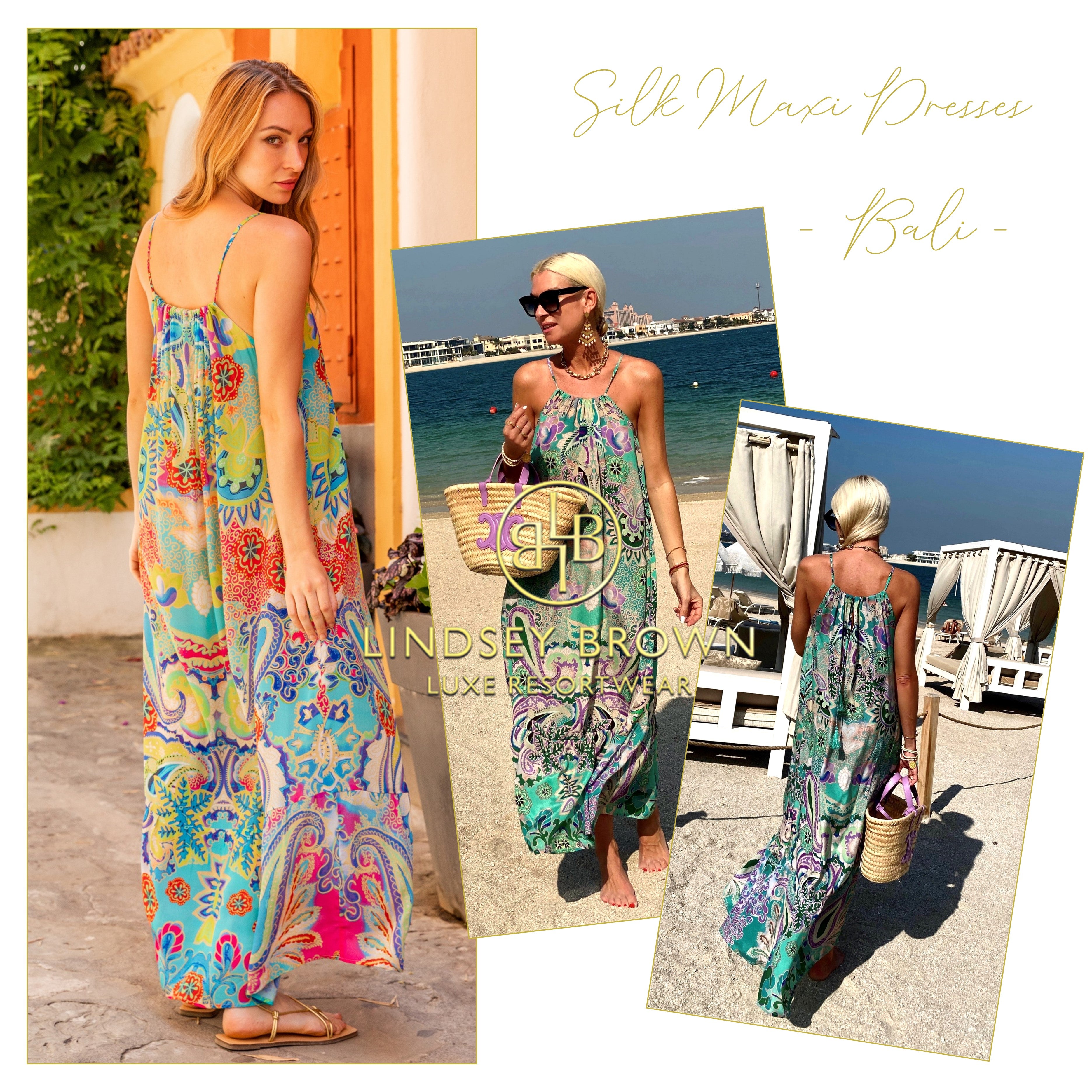 silk beach dresses to wear to dinner in Dubai on holiday