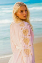 white gold cotton knee length beach designer dresses