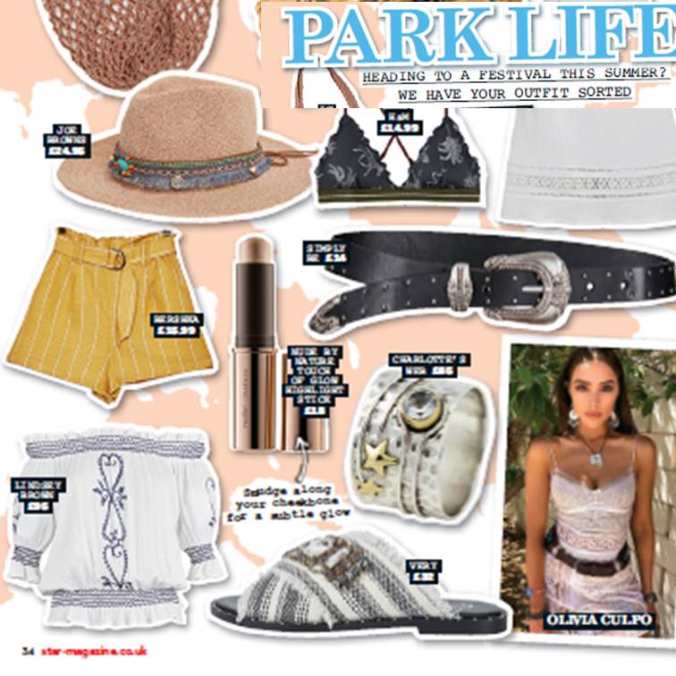 Festival White Bardot luxury resort wear top as seen in  Star Magazine by Lindsey Brown resort wear