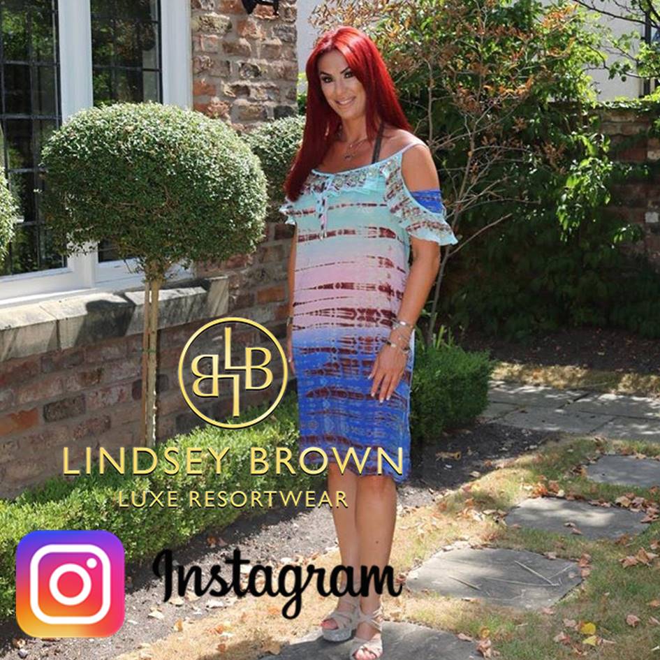 Lauren Simon of Real Housewives of Cheshire wears  Lindsey Brown Resortwear