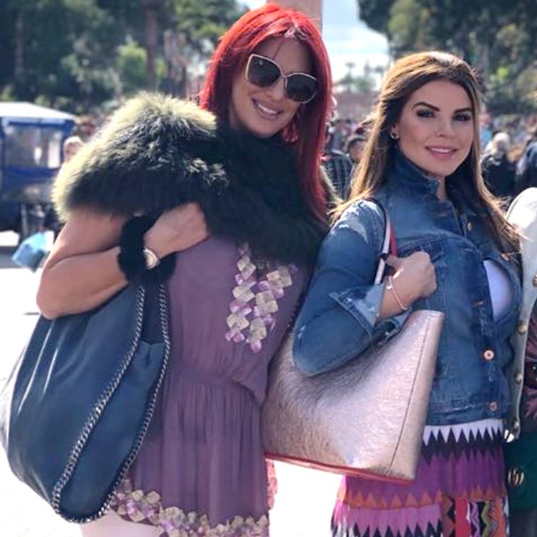 Lauren of Real Housewives wears Manhattan Top in Marrakech