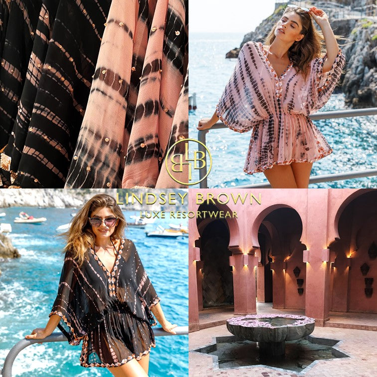 Silk designer kaftans stunning silk resort wear by Lindsey Brown