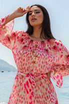 plus size floaty silk resort wear dress to wear on holiday by Lindsey Brown resort wear 