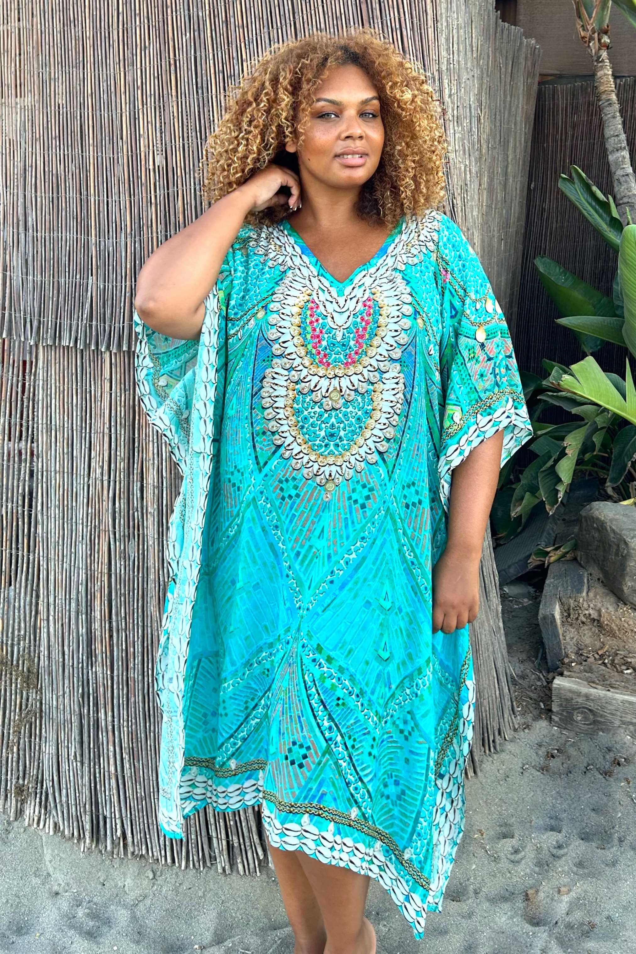 Plus size kaftans online sale