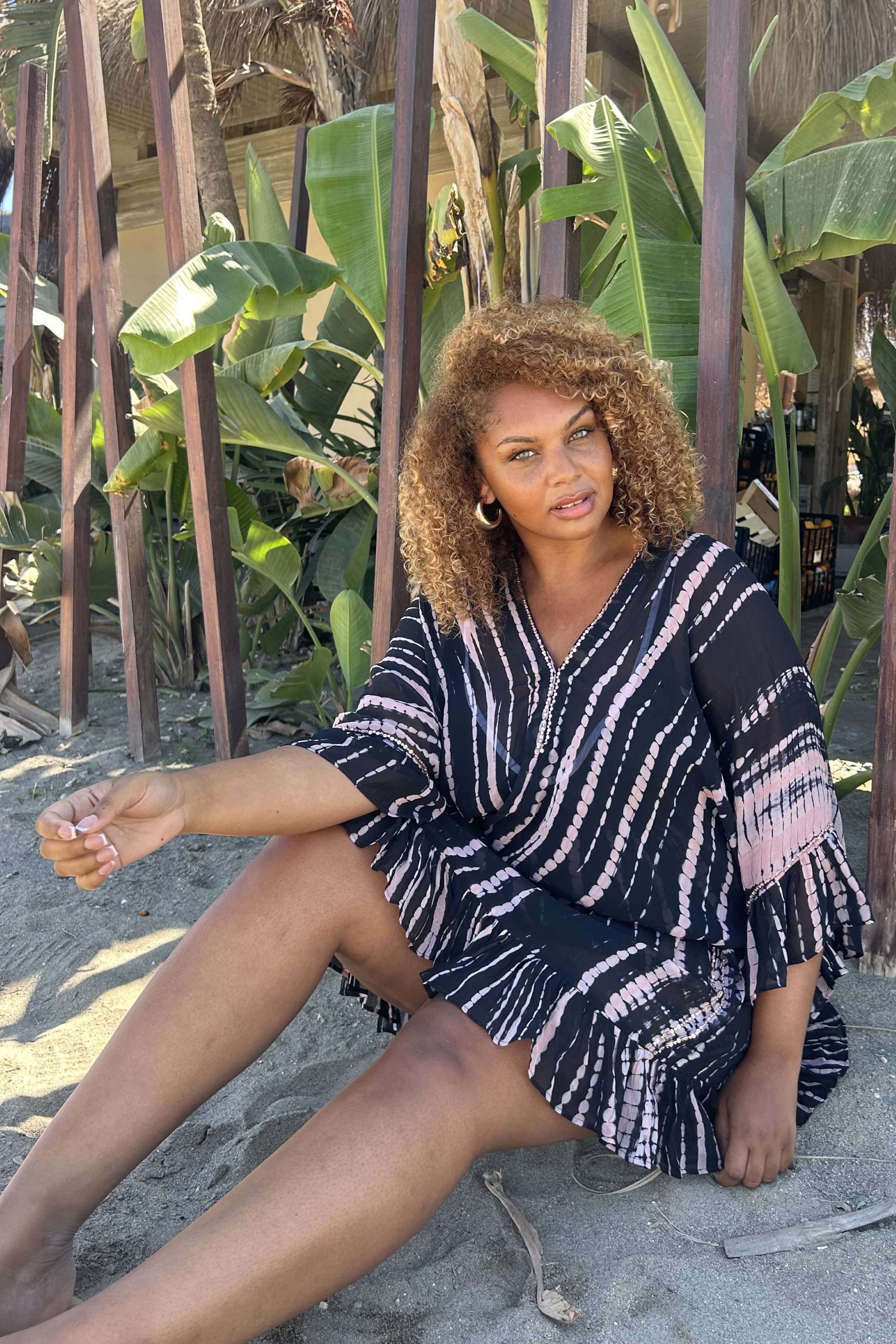 Plus size silk kaftan clearance
