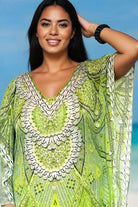 Silk crepe floaty designer beach cover ups by Lindsey Brown resort wear