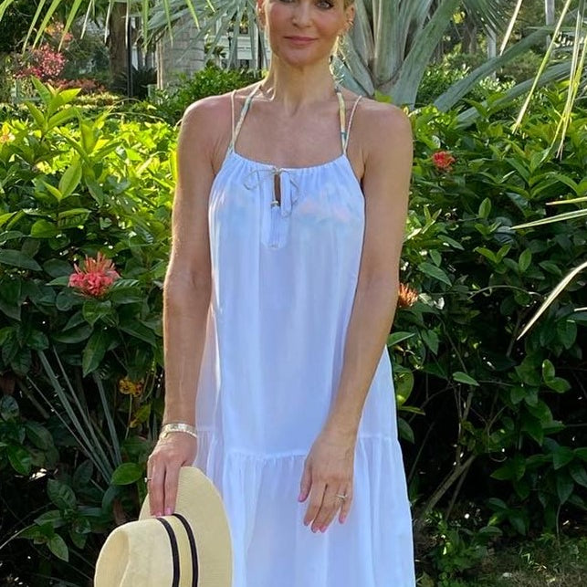 Designer cotton beach dresses for holiday  Lindsey Brown – Lindsey Brown  Designer Resortwear