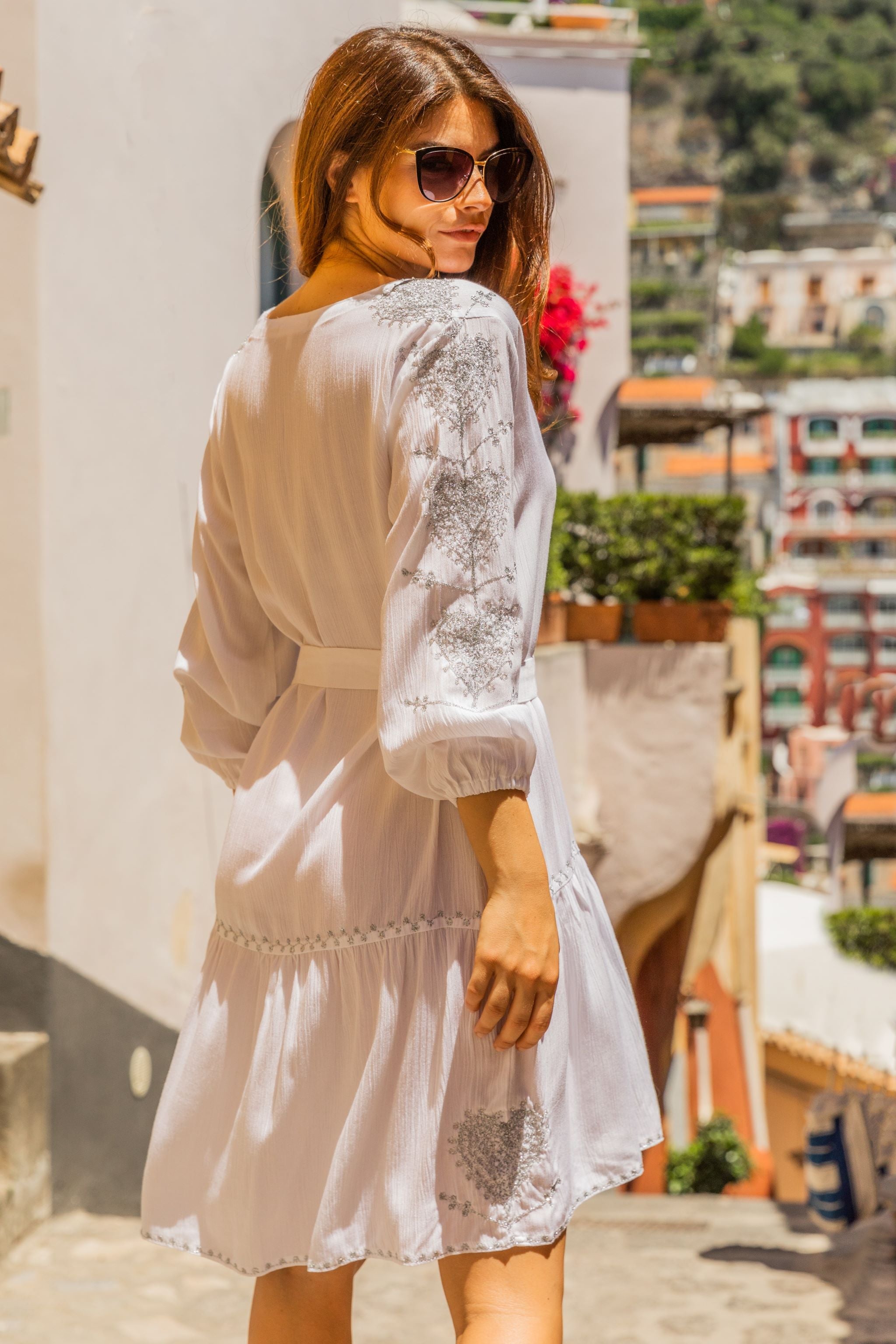 Silver beach dress discount