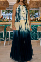 black ivory silk maxi dresses to wear on holiday by lindsey brown