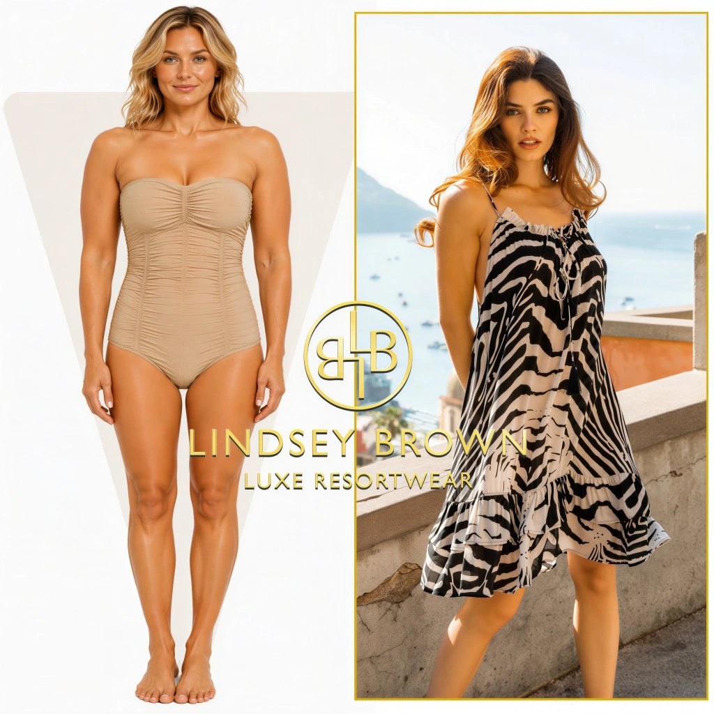 flared resort wear dresses to flatter  a triangle shaped body 