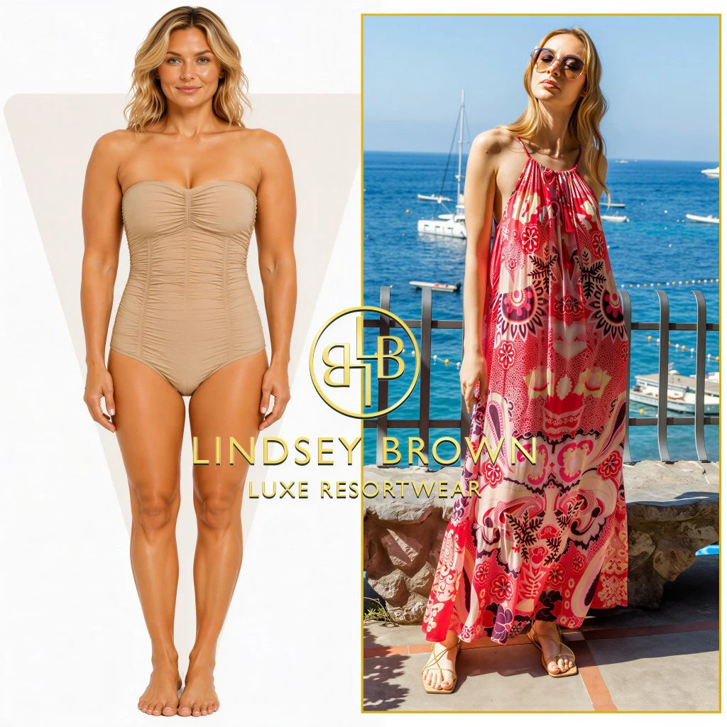 loose floaty dresses that suit triangle shaped bodies