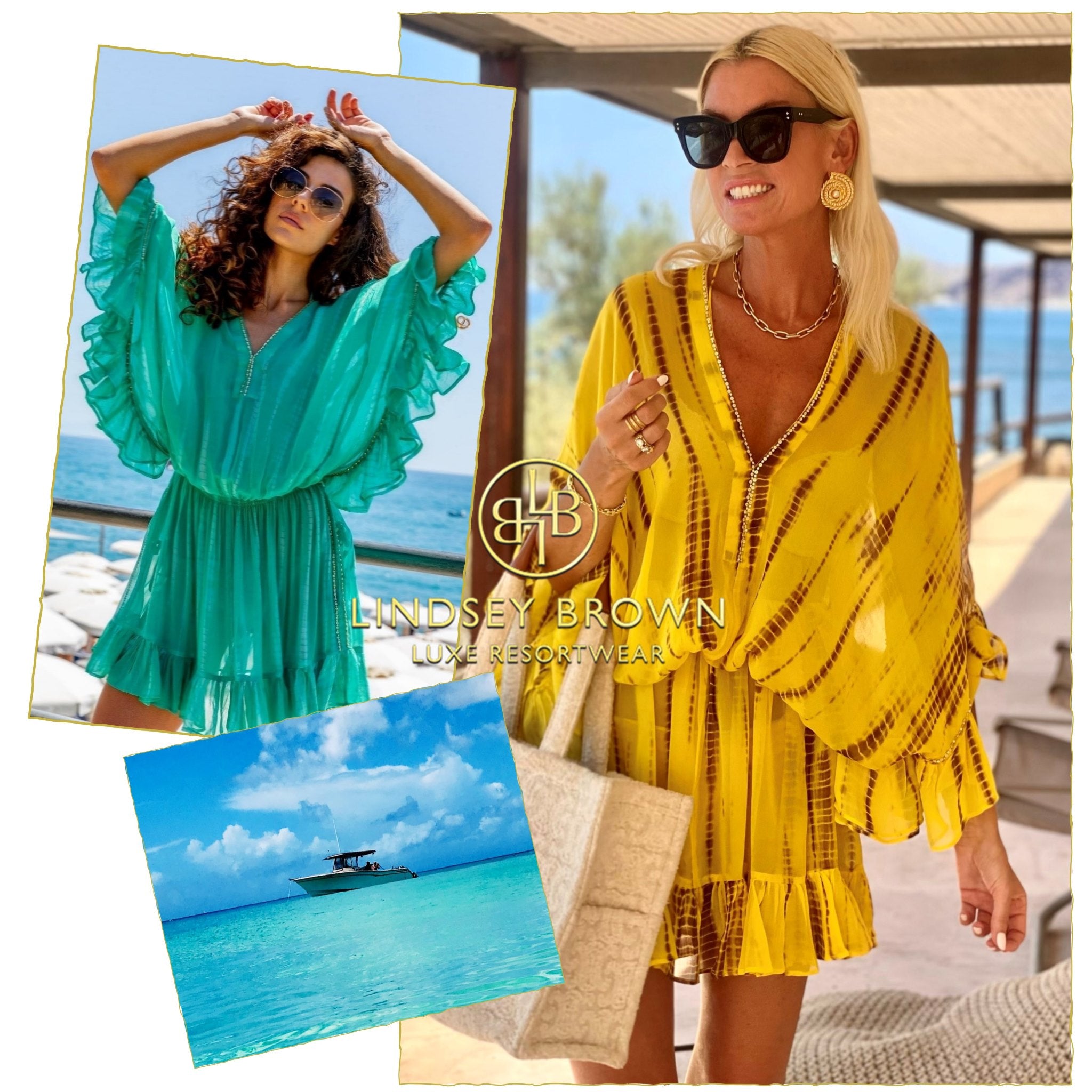 silk beach coverups to wear on a Caribbean Cruise holiday by Lindsey Brown 