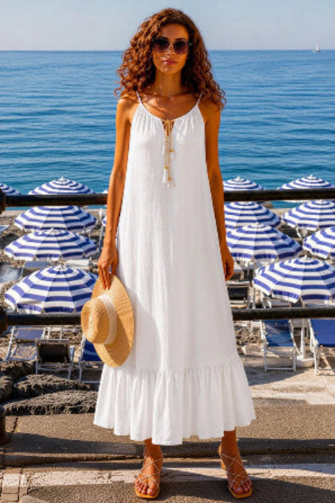 soft cotton designer holiday dresses by lindsey brown luxury resort wear
