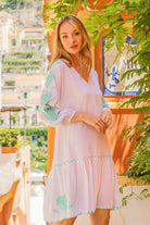 white cotton beach dresses by Lindsey Brown cotton resort wear
