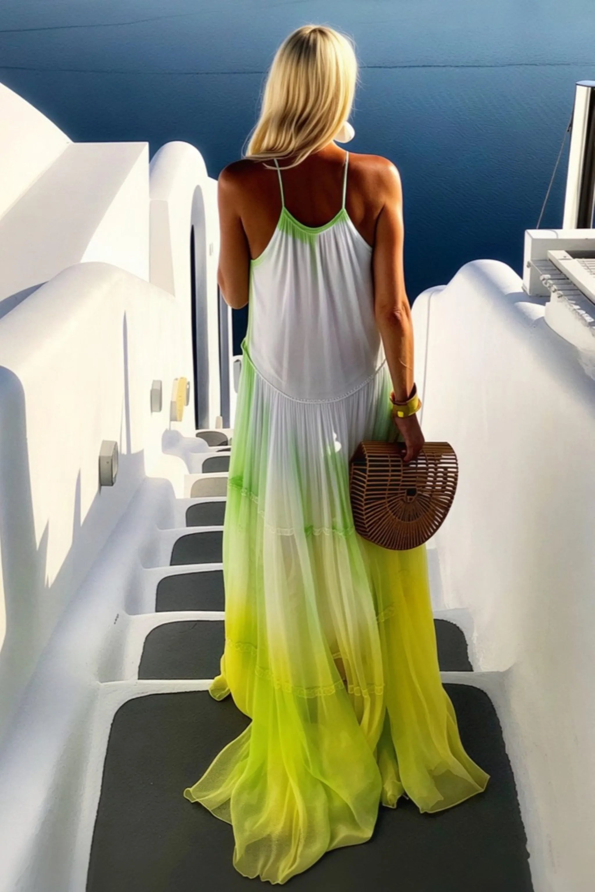 yellow silk stunning resort wear dresses  to wear on vacation by lindsey brown resort wear 