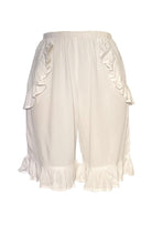 white designer holiday shorts by lindsey brown resort wear 